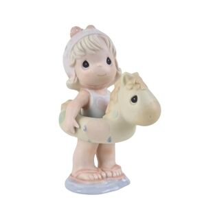 Precious Moments "You're A Life Saver To Me" Summer Porcelain Figurine